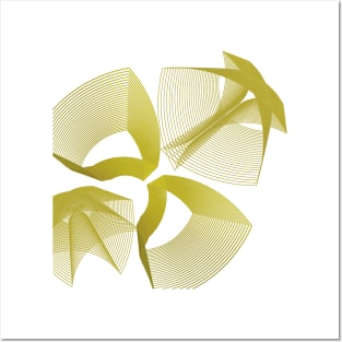 Gold Geometric Luxury abstract Posters and Art